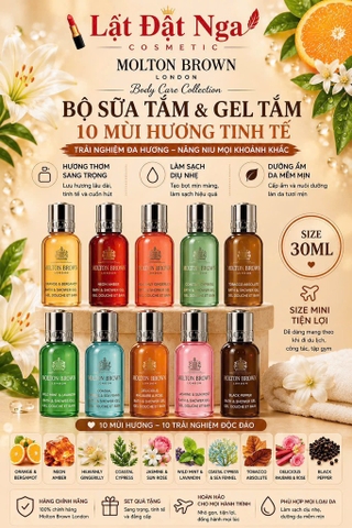Sét Quà : Sữa Tắm Molton Brown x 10 chai