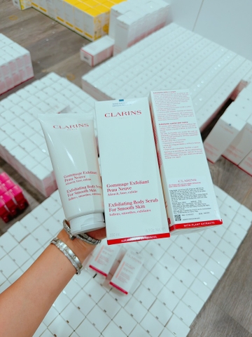(Hàng Công Ty) Tẩy Tế Bào Chết Clarins Exfoliating Body Scrub Smooth skin 200ml