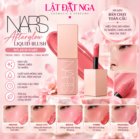 Má Nars Kem Nars Afterglow Liquid Blush