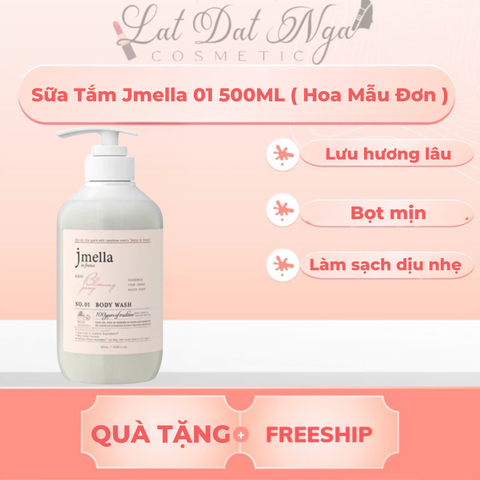 Sữa Tắm Jmella 01 500ML ( Hoa Mẫu Đơn )