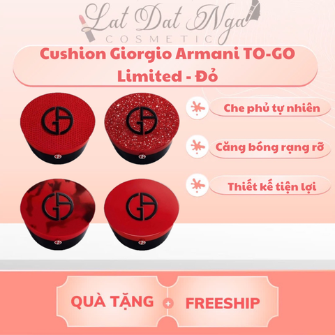 Cushion Giorgio Armani TO-GO Limited - Đỏ
