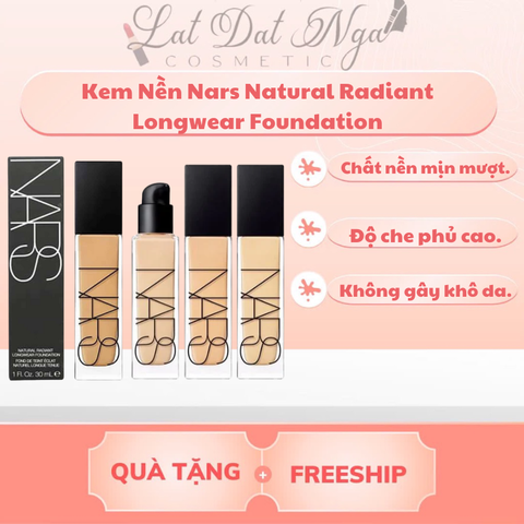 Kem Nền Nars Natural Radiant Longwear Foundation