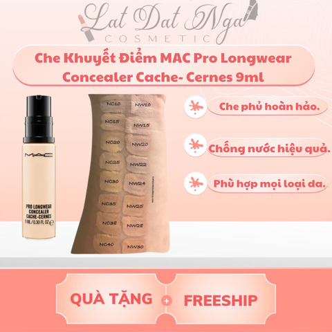 Che Khuyết Điểm MAC Pro Longwear Concealer Cache- Cernes 9ml