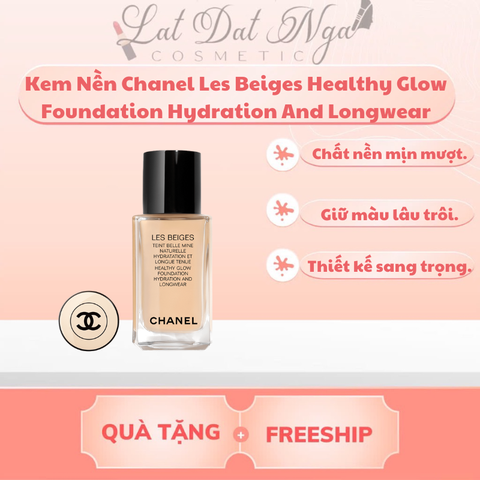 Kem Nền Chanel Les Beiges Healthy Glow Foundation Hydration And Longwear