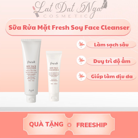 wed - Sữa Rửa Mặt Fresh Soy Face Cleanser