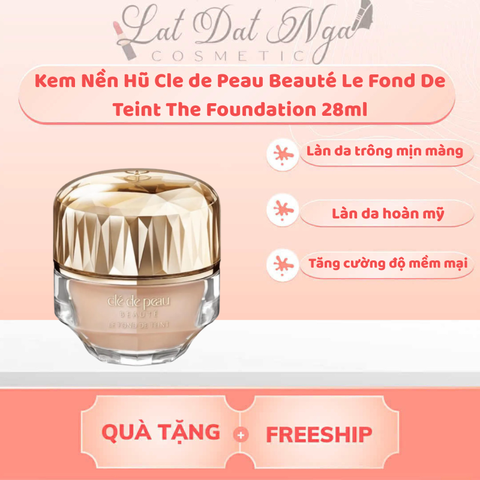 WEB - Kem nền Cle de Peau Beaute Le Fond De Teint The Foundation- Hũ Tròn