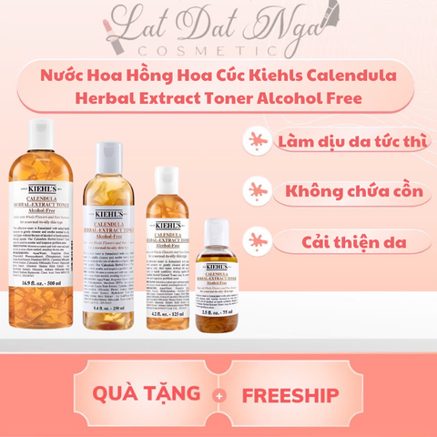 Nước Hoa Hồng Hoa Cúc Kiehls Calendula Herbal Extract Toner Alcohol Free