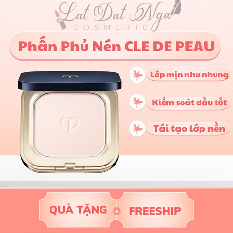 Phấn Phủ Nén CLE DE PEAU ( Mẫu Vuông )