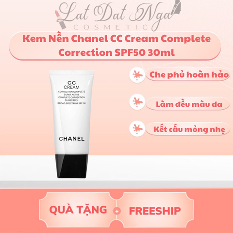 wed - Kem Nền Chanel CC Cream Complete Correction SPF50  30ml