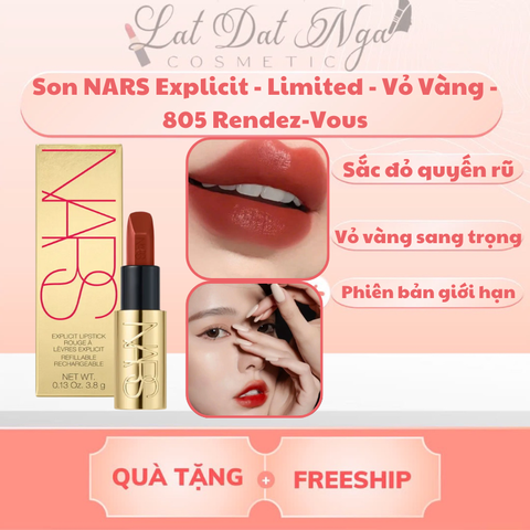 Son NARS Explicit - Limited - Vỏ Vàng