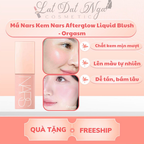 Má Nars Kem Nars Afterglow Liquid Blush
