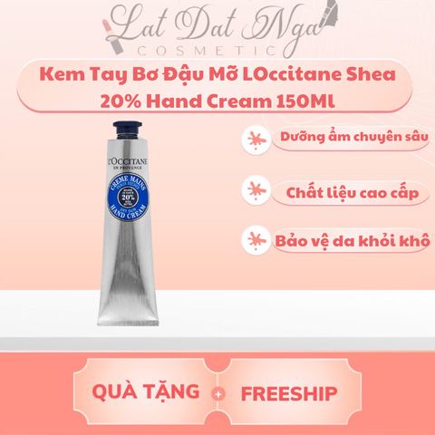 Kem Tay Bơ Đậu Mỡ LOccitane Shea 20% Hand Cream 150ml