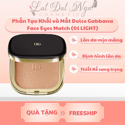 Phấn Tạo Khối và Mắt Dolce Gabbana Face Eyes Match (01 LIGHT)