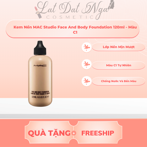 Kem Nền MAC Studio Face And Body Foundation 120ml - Màu C1