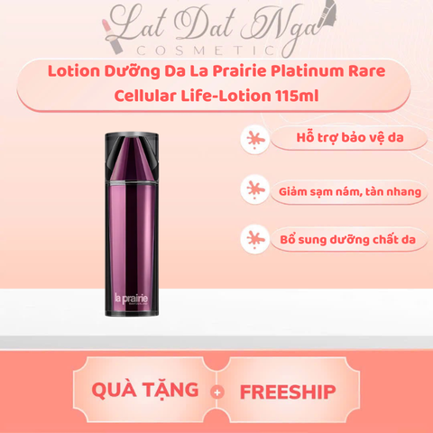 WED - Lotion Dưỡng Da La Prairie Platinum Rare Cellular Life-Lotion 115ml