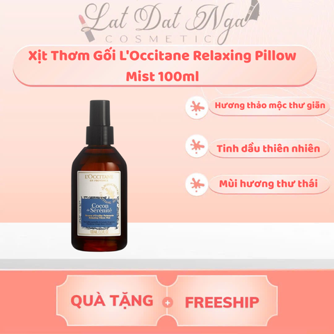 wed - Xịt Thơm Gối L'Occitane Relaxing Pillow Mist 100ml