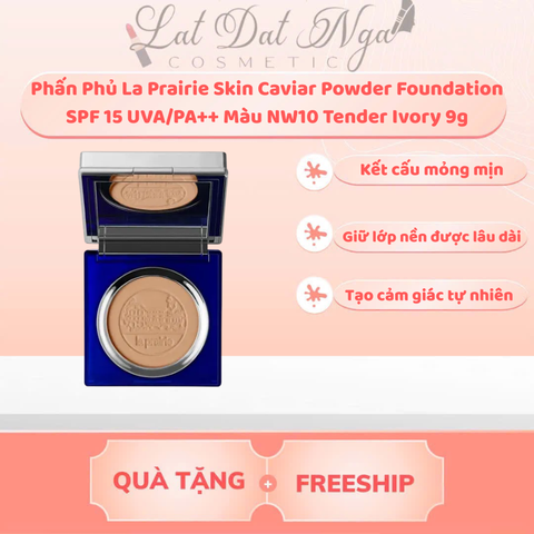 WED - Phấn Phủ La Prairie Skin Caviar Powder Foundation SPF 15 UVA/PA++ Màu NW10 Tender Ivory 9g