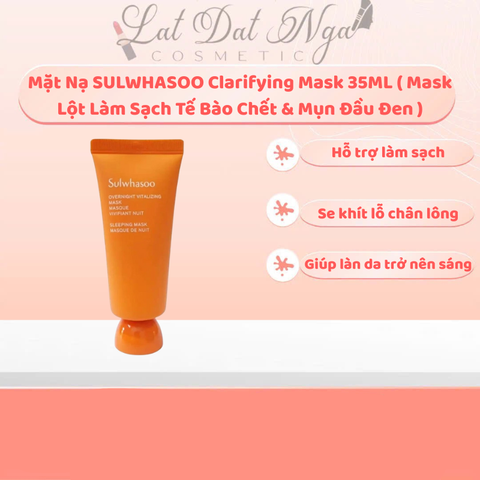 Mặt Nạ SULWHASOO Clarifying Mask 35ML ( Mask Lột Làm Sạch Tế Bào Chết & Mụn Đầu Đen )