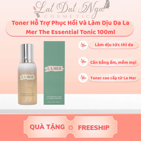 wed - Toner Hỗ Trợ Phục Hồi Và Làm Dịu Da La Mer The Essential Tonic 100ml