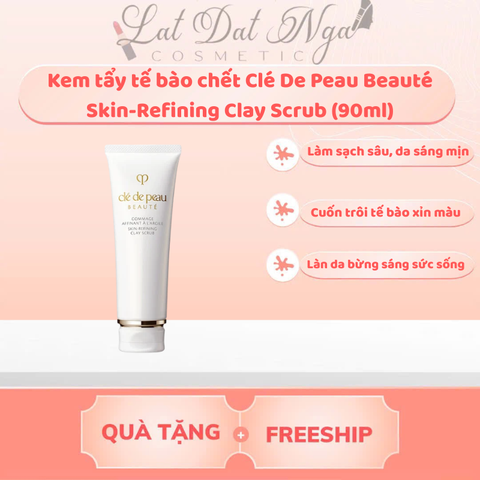 Wed - Kem tẩy tế bào chết Clé De Peau Beauté Skin-Refining Clay Scrub (90ml)