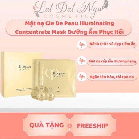Wed - Mặt nạ Cle De Peau Illuminating Concentrate Mask Dưỡng Ẩm Phục Hồi