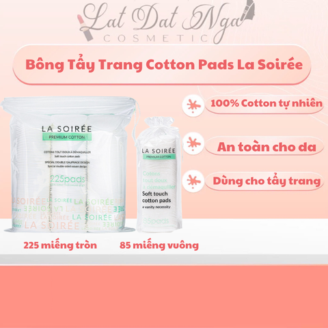 Bông Tẩy Trang Cotton Pads La Soirée