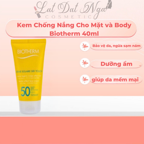 Kem Chống Nắng Cho Mặt và Body Biotherm 40ml