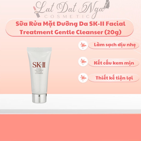 Sữa Rửa Mặt Dưỡng Da SK-II Facial Treatment Gentle Cleanser (20g)