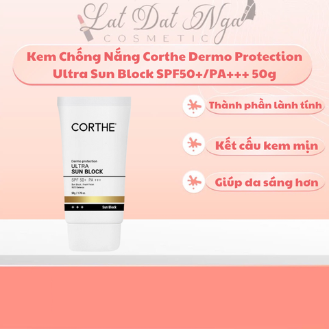 Kem Chống Nắng Corthe Dermo Protection Ultra Sun Block SPF50+/PA+++ 50g - date 6.26