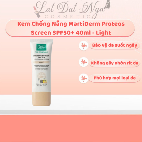 Kem Chống Nắng MartiDerm Proteos Screen SPF50+ 40ml