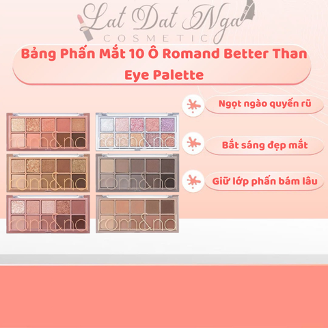 Bảng Phấn Mắt 10 Ô Romand Better Than Eye Palette