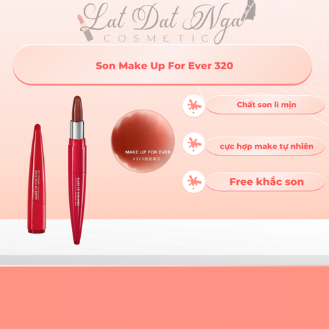 Son Make Up For Ever 320 ( sản xuất 6/2021 - date 5 năm )