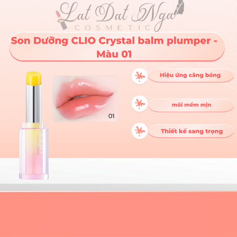 Son Dưỡng CLIO Crystal balm plumper