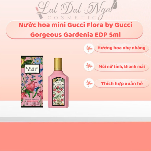 Nước hoa mini Gucci Flora by Gucci Gorgeous Gardenia EDP 5ml