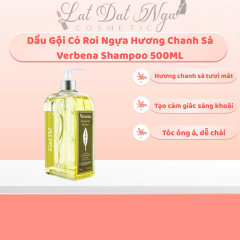 Dầu Gội Cỏ Roi Ngựa Hương Chanh Sả Verbena Shampoo