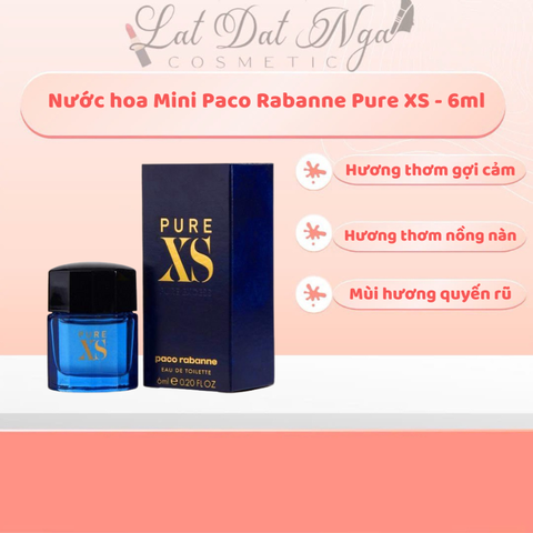 Nước hoa Mini Paco Rabanne Pure XS - 6ml