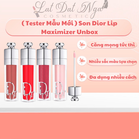 ( Tester Mẫu Mới ) Son Dior Lip Maximizer Unbox