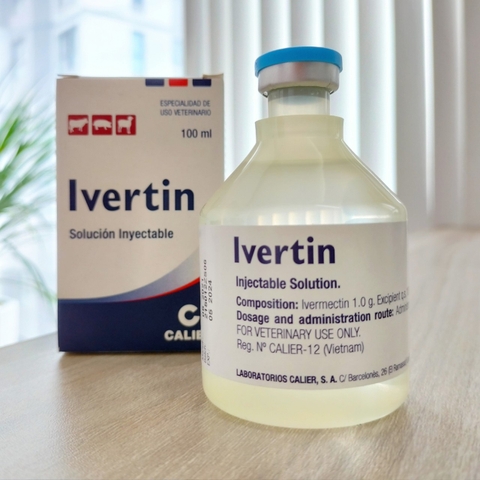 Ivertin Calier - Diệt ngoại ký sinh trùng cho tôm, cá 100ml