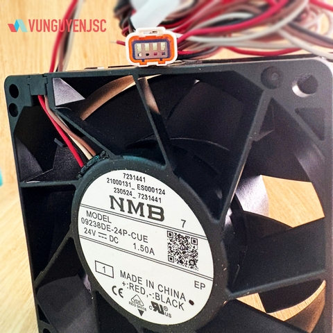 Quạt NMB 09238DE-24P-CUE, 24V 1.5A 92x92x38mm