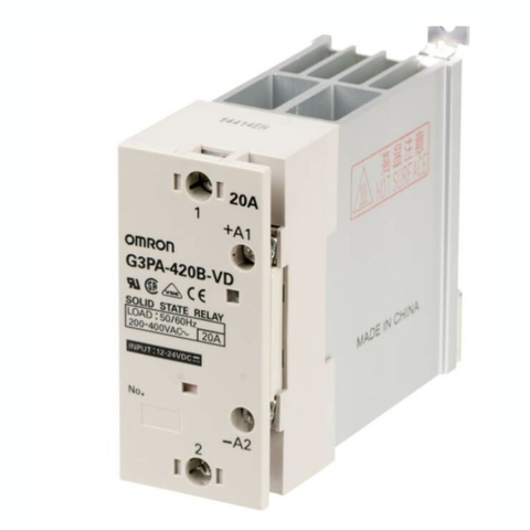 Rơ le bán dẫn Omron G3PA-420B-VD-2 DC12-24