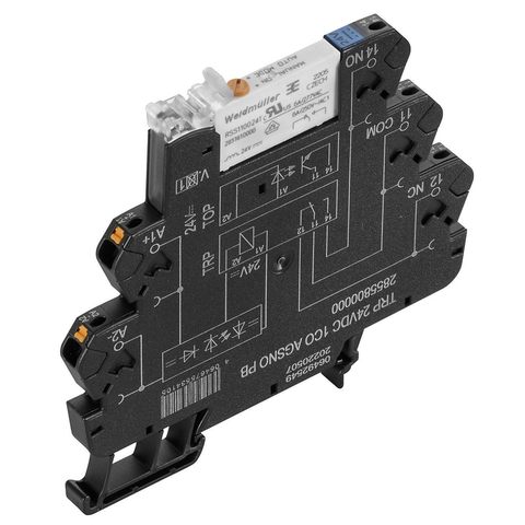 Relay Weidmuller TRP 24-230VUC 1CO AGSNO ED2 PB – 2855910000