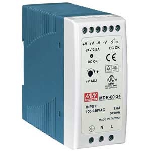 Nguồn Din Rail Meanwell MDR-60-24 (60W 24V 2.5A)