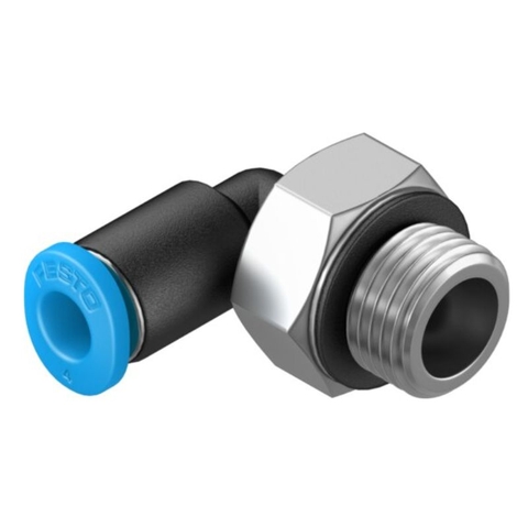 Đầu nối ren khí dạng L Festo QSML-G1/8-4 - 186268
