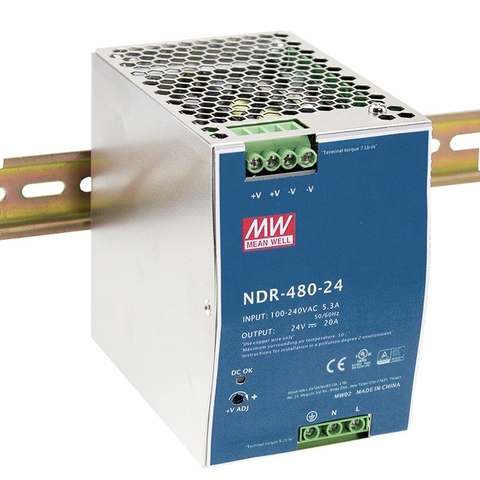 Bộ nguồn Meanwell NDR-480-24 (480W 24V 20A)