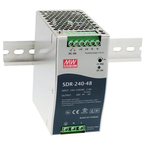 Nguồn Din Rail Mean Well SDR-240-48 (240W 48V 5A)