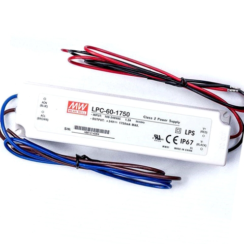 Bộ nguồn Meanwell LPC-60-1750 (59.5W 9~34V 1750mA)