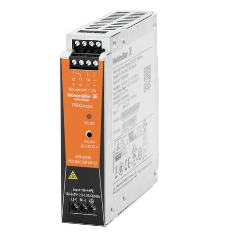Bộ nguồn Weidmuller PRO MAX 72W 24V 3A – 1478100000