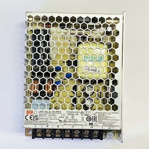 Nguồn tổ ong Meanwell LRS-100-24 (108W 24V 4.50A)