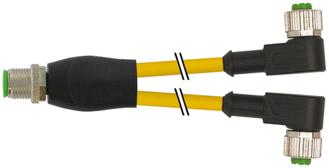 Đầu nối chữ Y Murrelektronik M12 male/M12 female 90° A-cod 7000-40741-6330100