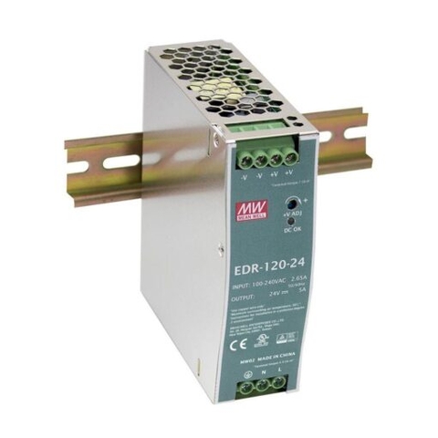 Nguồn Din Rail Mean Well EDR 120 24 (120W 24V 5A)